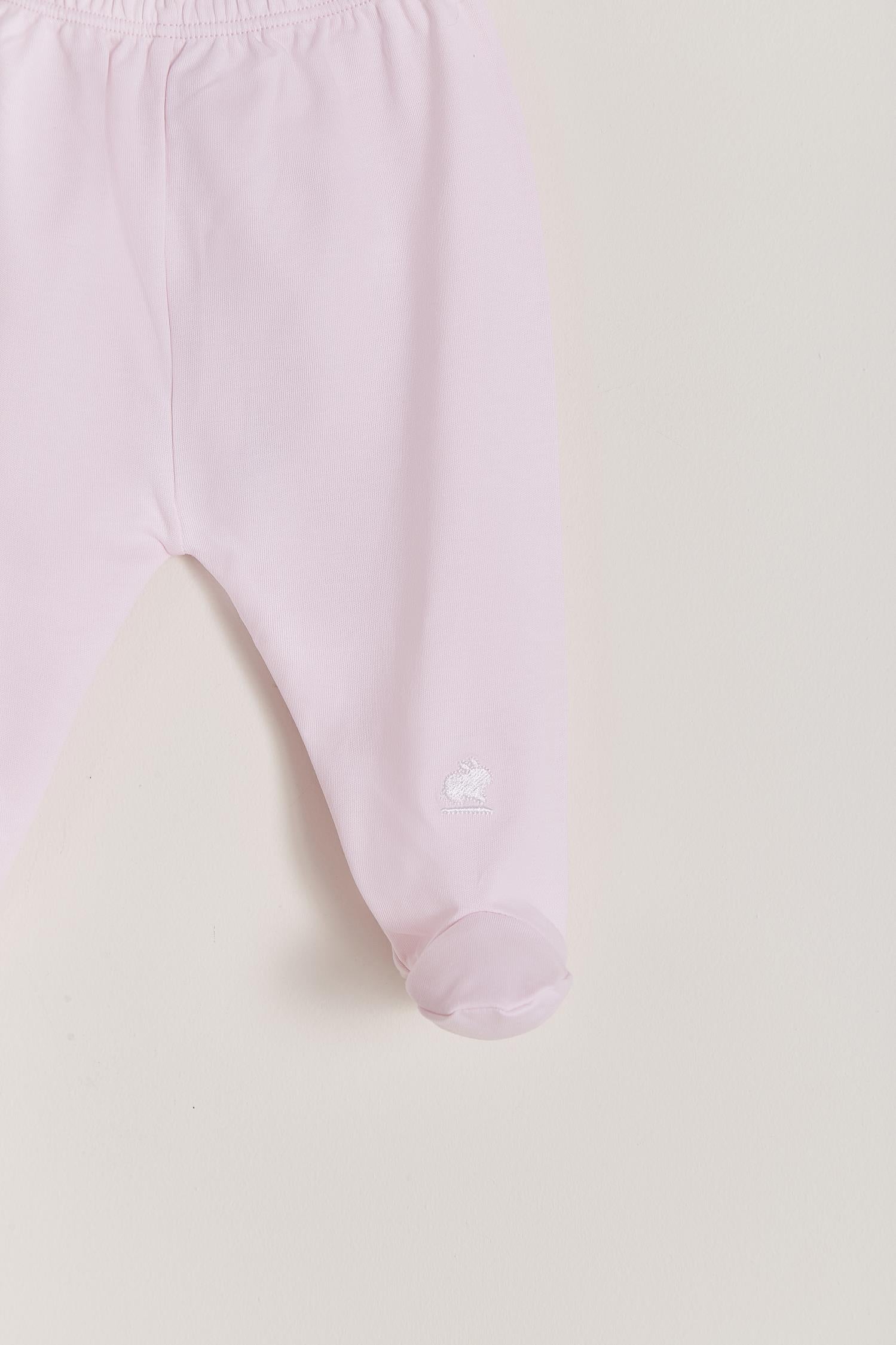 Baby girl footed pants sale